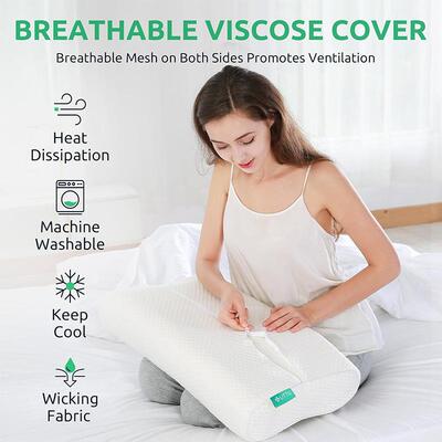 忆大记棉枕芯护颈慢回弹高低颈椎枕单人VVW家用枕护颈枕学加生头