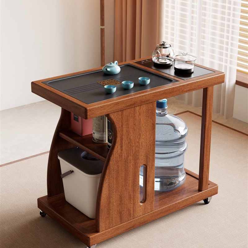 移动茶台茶桌烧水壶一体实木家用茶车阳台茶桌茶水柜2025新款高端,住宅家具,家用茶台/茶桌,淘宝优惠券,粉丝福利购,淘宝优惠卷