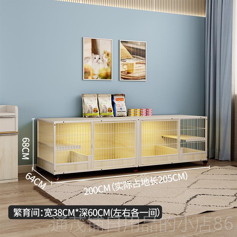 正品猫繁殖笼多猫木质猫由房超大自空间猫别墅宠柜物寄养三层展示