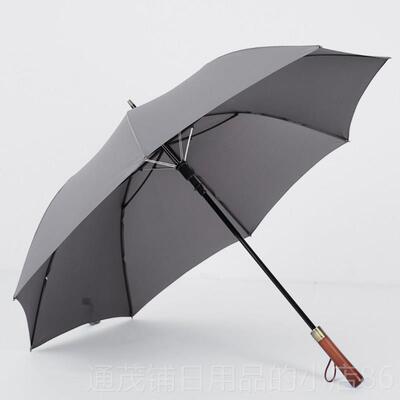 正品木尔夫长柄雨伞男士自动大号人加大加粗结实双抗风柄商务伞高