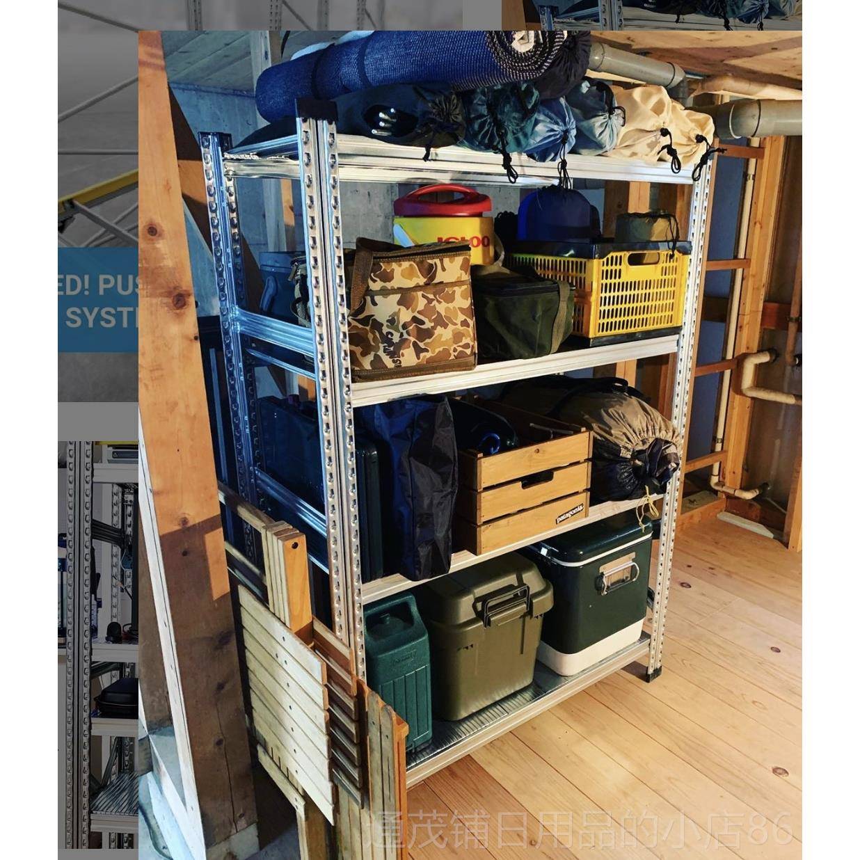 正品置HTAP工业风物架意大利进口lMetasiste组合收m纳层架货架电