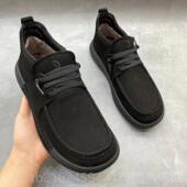 休闲皮鞋 高档冬方流头覆古版 百搭男士 纯韩色高帮透气牛皮青春秋潮