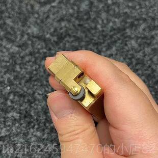 高档储火油式黄铜打火机手工煤油铜旧打机 老式覆古怀打火机 包邮