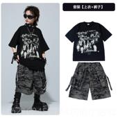 Hop舞蹈ip装 高档街舞儿 Hop童鼓组表演服集 儿童 Hip 时尚 服装