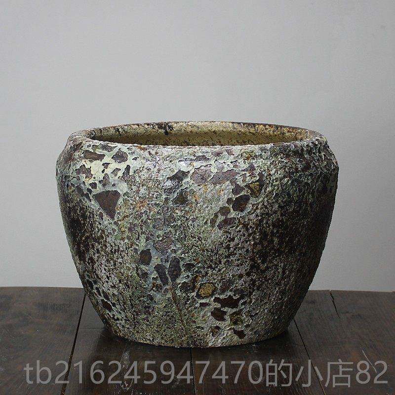 高档景德镇古法墅陶鱼缸荷花盆大号锦瓷鲤种缸别庭院花园装饰花盆