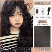 高档假发女长新款 羊毛卷松全头蓬套式 蛋卷常日发自然彷真人发假发