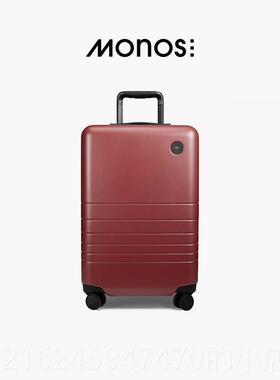 高档Monos摩纳世「Clas李ic」加拿大旅行s收纳箱颜值拉高杆箱20寸