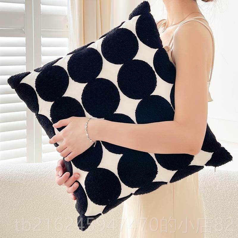 高档北蔓越家 欧枕复古风PU皮面抱枕抱套沙发抽床象腰靠枕头靠垫