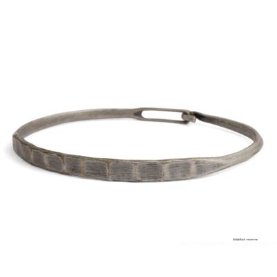 正品潮V镯IX牌TORM银手HOK-BAN饰 925纯银镯子情侣品 复古原创简