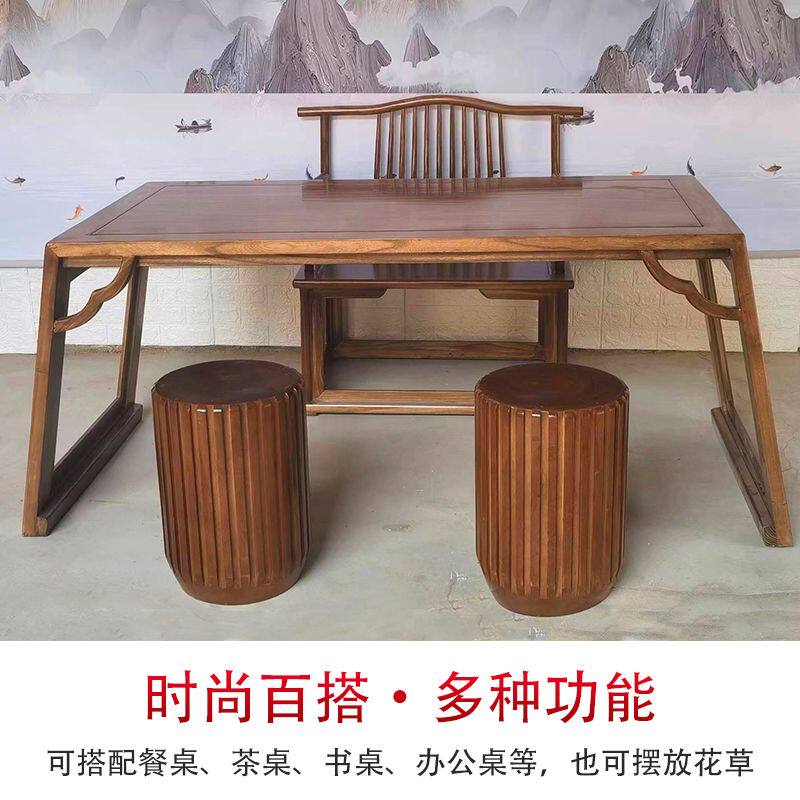 实木圆形家用餐厅凳子客厅实木板凳圆凳茶几矮凳古筝凳实木墩子