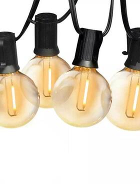 球灯串户外露营VHZ家用婚G规庆庭泡院花园派对节日40美欧灯串线