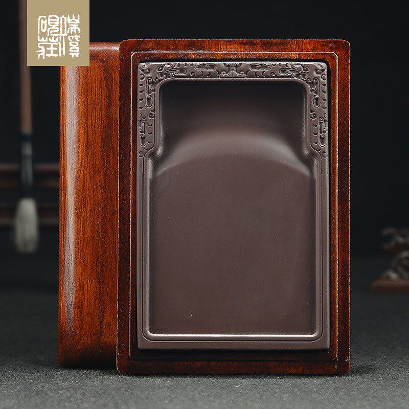 砚庄四大名砚精品砚台天然宋坑非歙砚澄泥砚文房四宝肇庆端砚