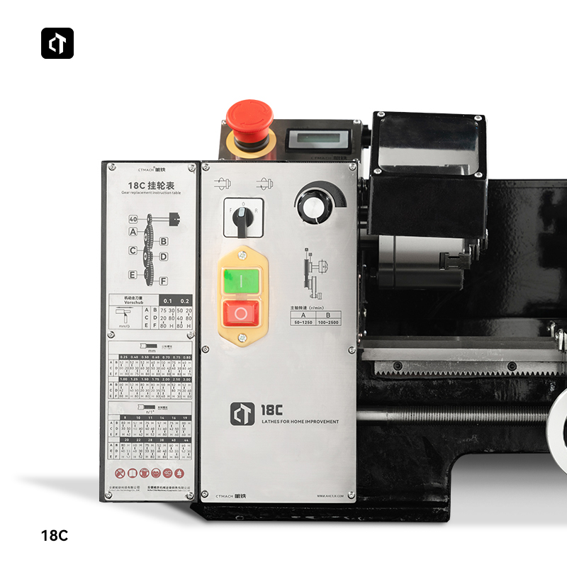 呲铁18C小型车床家用车床微型车床仪表车床钟表车床教学小机床