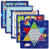 飞行棋五子棋儿童早教益智跳棋多功能游戏棋盘合一棋类小学生玩具