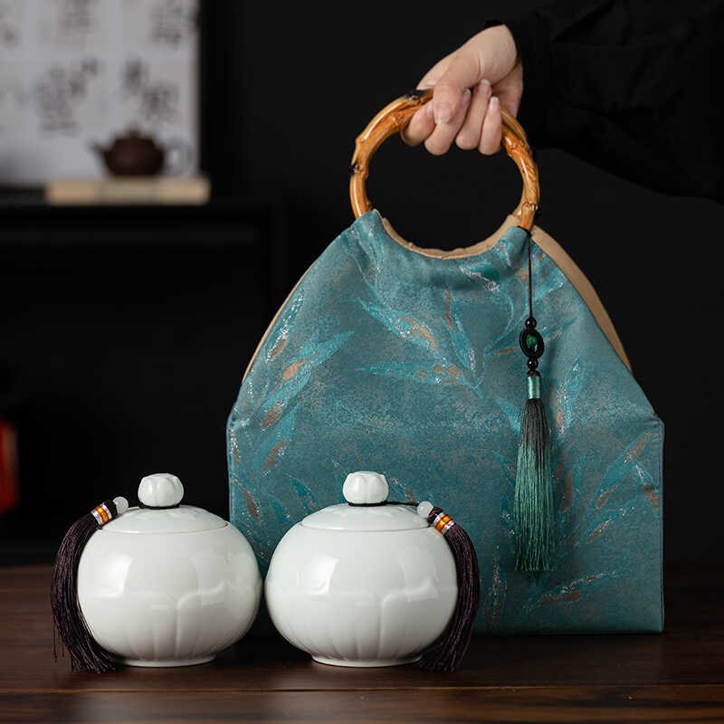 手工布包茶叶密封罐包装碧螺春毛尖绿茶白茶普洱茶红茶空盒定制