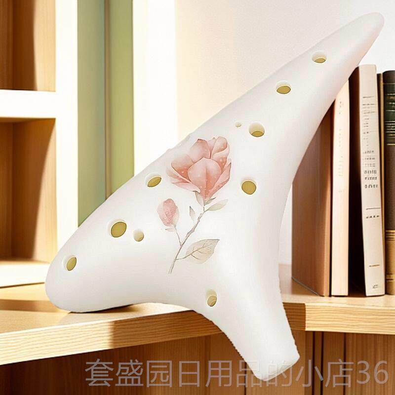 正品2孔陶笛防摔树C1脂陶笛学生版中音C调A初学者校用陶笛送全套