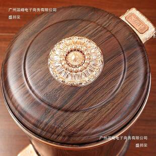 桶耐特美式仿实木色sdmbadfw垃圾家客厅卧室卫生嘉间用带盖