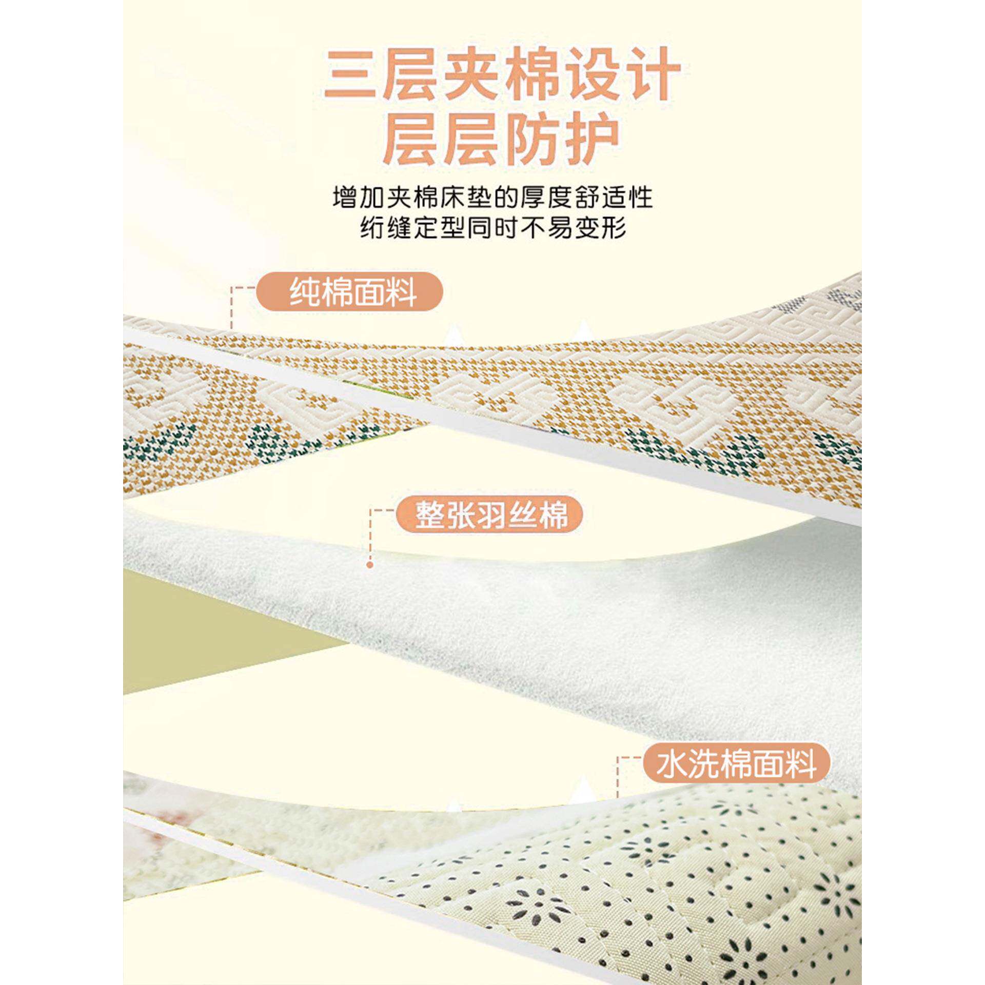 学生纯舍棉老宿粗布床垫9019x0全棉亚麻床EX202507盖单件床单人薄