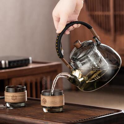 陶炉围LYS087炉壶煮茶器家用室内玻璃蒸煮泡电茶蒸煮简约小型热耐