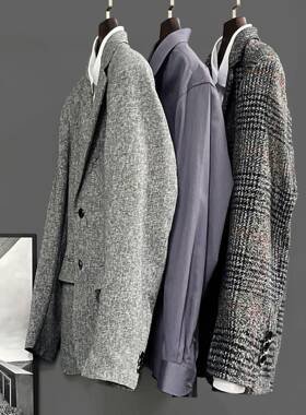 现代样板房男衣柜组套装合饰样ali-6691品摆件士软装托盘灰色板间