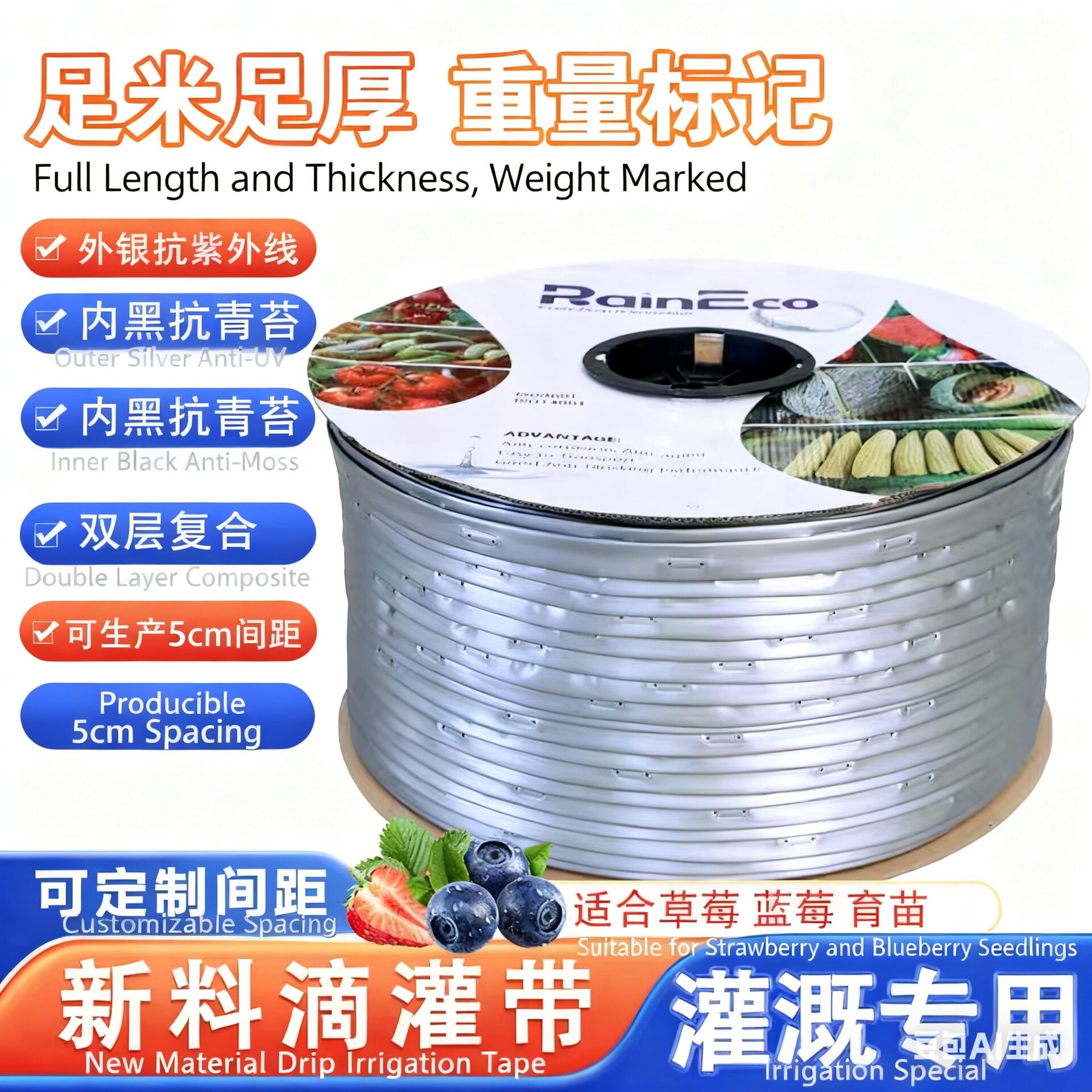 农用大棚蔬菜微喷滴灌带
