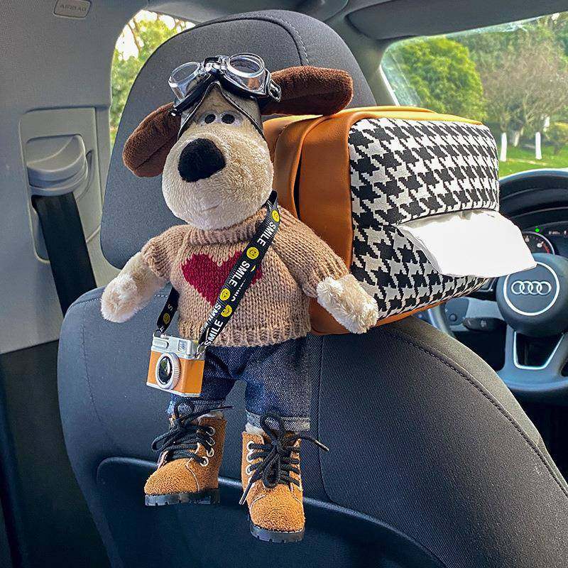 掌狗摆焕琦车载纸巾盒门扶990手箱抽纸式盒汽车内装饰品件车上用,收纳整理,纸巾盒,淘宝优惠券,粉丝福利购,淘宝优惠卷