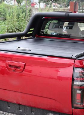 2025江款西五十铃专d车max改装WNJ瑞迈铃拓手动卷帘铝合金拉帘盖