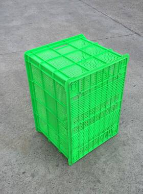 厂UCC销蓝色755塑筐料周转绿色服加厚周转框大号装颜色可生筐产