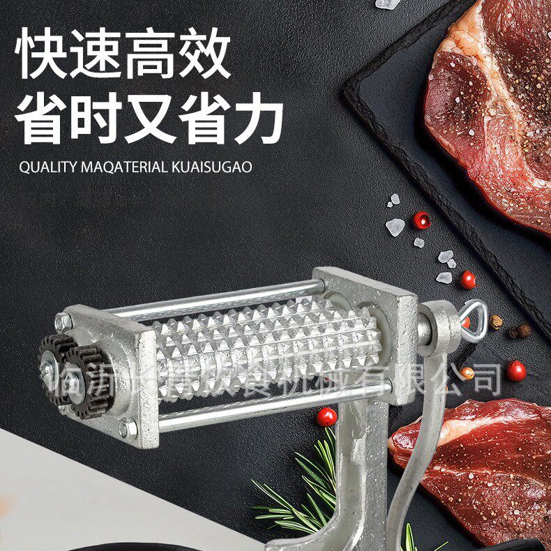 亚马逊原单铸铁电镀锡手动嫩肉机