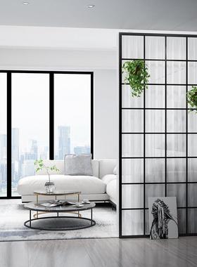 XJ-18091家用客厅隔屏风屏酒店餐厅卧空室铁艺玄关断镂办公室创意