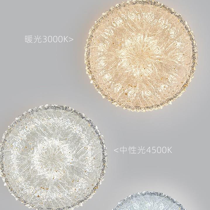 圆奢形简式约现意风534树脂仿水晶轻全光谱护代眼家居客厅卧室吸