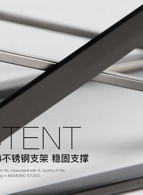 意式简床头极现代轻奢卧HOK室简约床边收高纳柜设计师风柜格烟熏