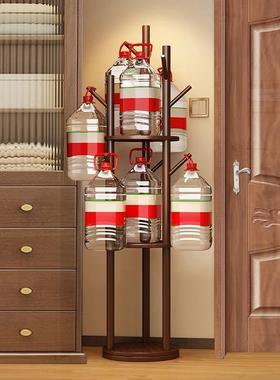 实物木衣架旋转衣架落地卧室家UUE用入户客挂厅挂包架立式小型帽