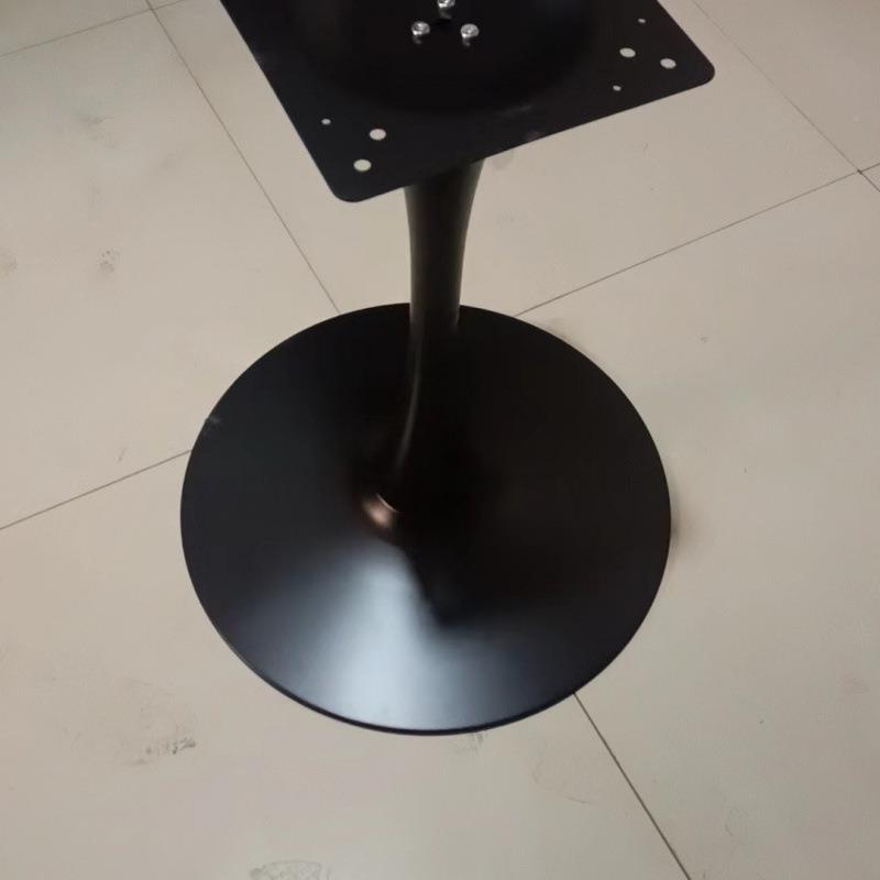 铁艺支架喇叭盘桌脚桌腿餐脚洽谈台桌圆RJG子桌餐桌底脚座架桌架
