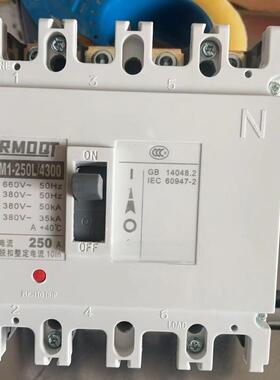 塑-压空气开关断路器RNM1-250低RNM1250/4300壳250A3P上民