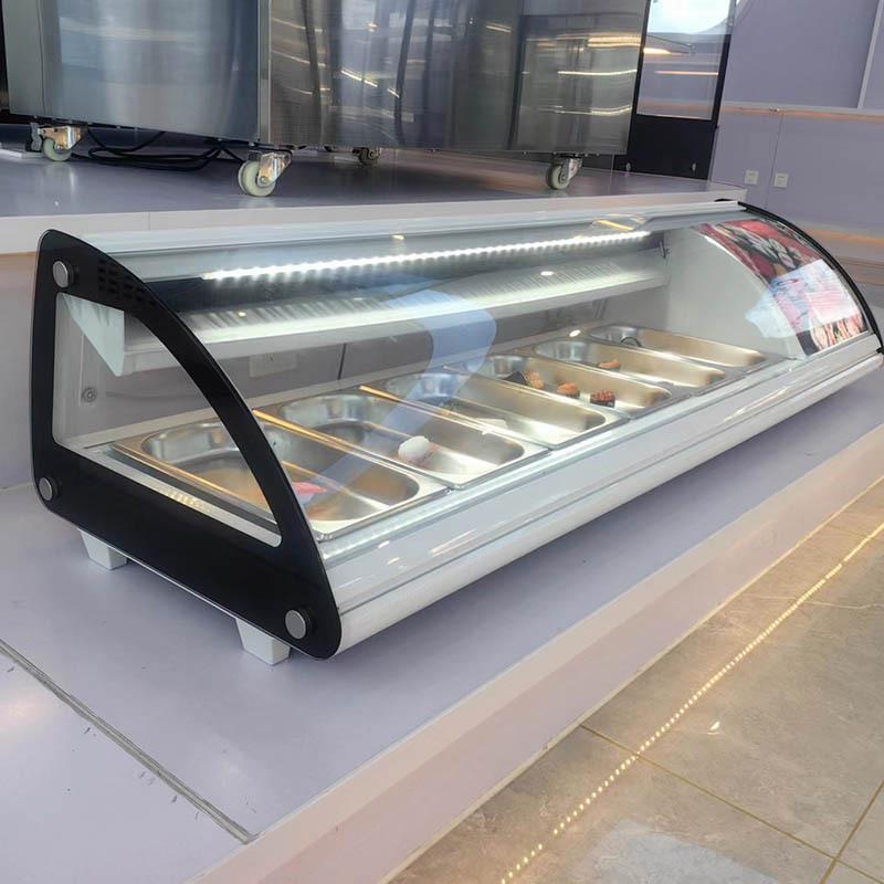 903寿展示冷藏柜商用刺身三文鱼水果沙拉冷司藏熟食式保鲜柜台冷