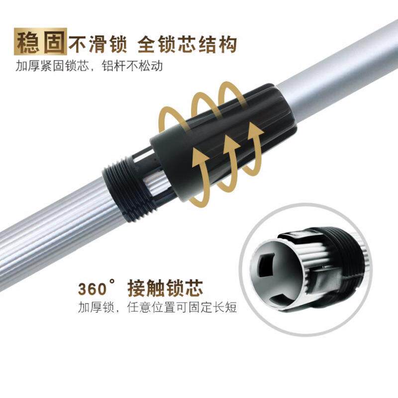擦璃家用加长伸缩抹杆821清洁刮水工玻高层户外窗洗具刷家政