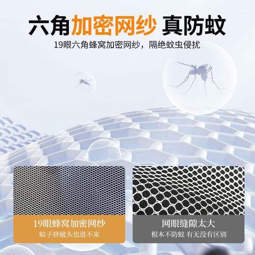 R^202新款家用卧室免安5装古包式蚊帐加密蒙加厚网纱53436876折叠