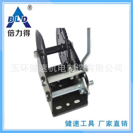 船工具KS-2500拖车速绞盘2泊500磅lbs)双空架(KS-2500