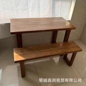 老榆木大板桌形办公室约原木会511桌议桌简长方书桌实木电脑学习