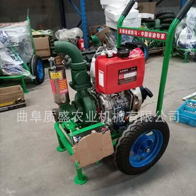 推车一款体4寸口径机抽水泵872抗保苗农林排灌施工应急旱离心泵