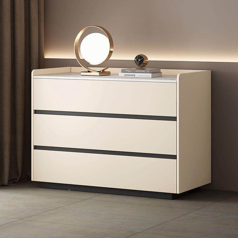 加宽床边斗柜简简约网红轻奢极皮柜UIZ艺现代卧柜室床头意式