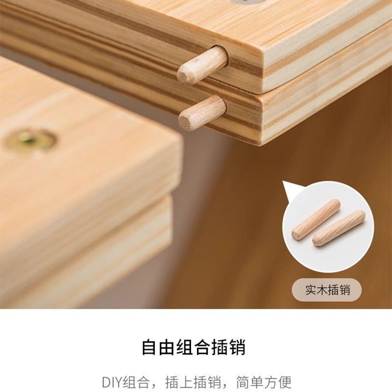 书架落地墙LYZ置物架壁隔断实木儿童书纳柜蜂巢创意收省空间展示