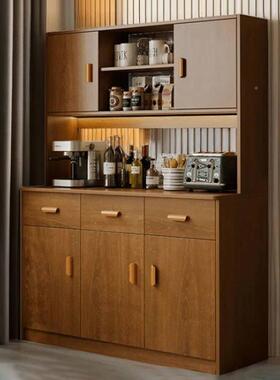 餐边靠墙酒一体橱柜现代简AMV约厅收纳柜仿实客木轻奢柜置柜物储