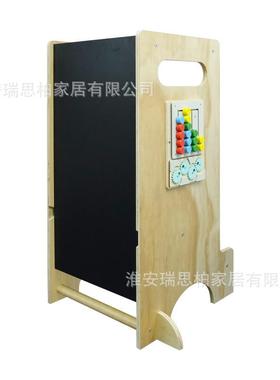 儿SDR童脚踏凳厨帮手洗手w台阶幼房儿lear宝ningtoer宝洗漱木学习