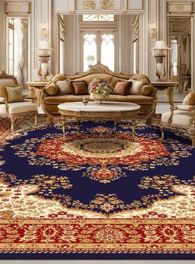 别宾大地毯欧式波斯馆客厅茶几毯现代简约墅卧铺室82127满房间床