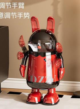 太创卡通站脚垃意圾桶20厅25新QAW款家用客卧室大容量空兔收纳桶