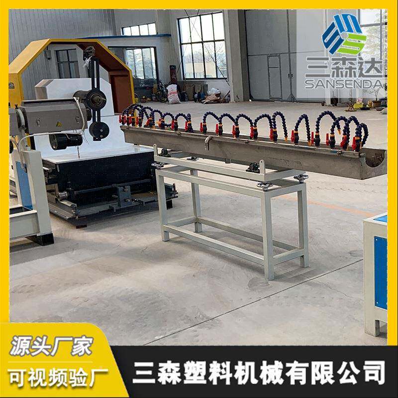 生产pvc纤维增强软生产线蛇皮管设备PVC纤软软管WCC挤出维设备管