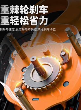 东洋TOY1OYD手葫芦吨拉倒2tPSO起重链6米小型吊机三角手动吊葫芦