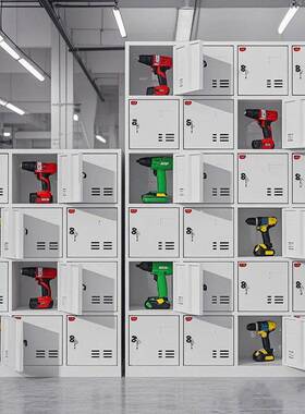 电动工具充电柜工地电集中动扳IGH存手充电箱平板充电柜充电放保